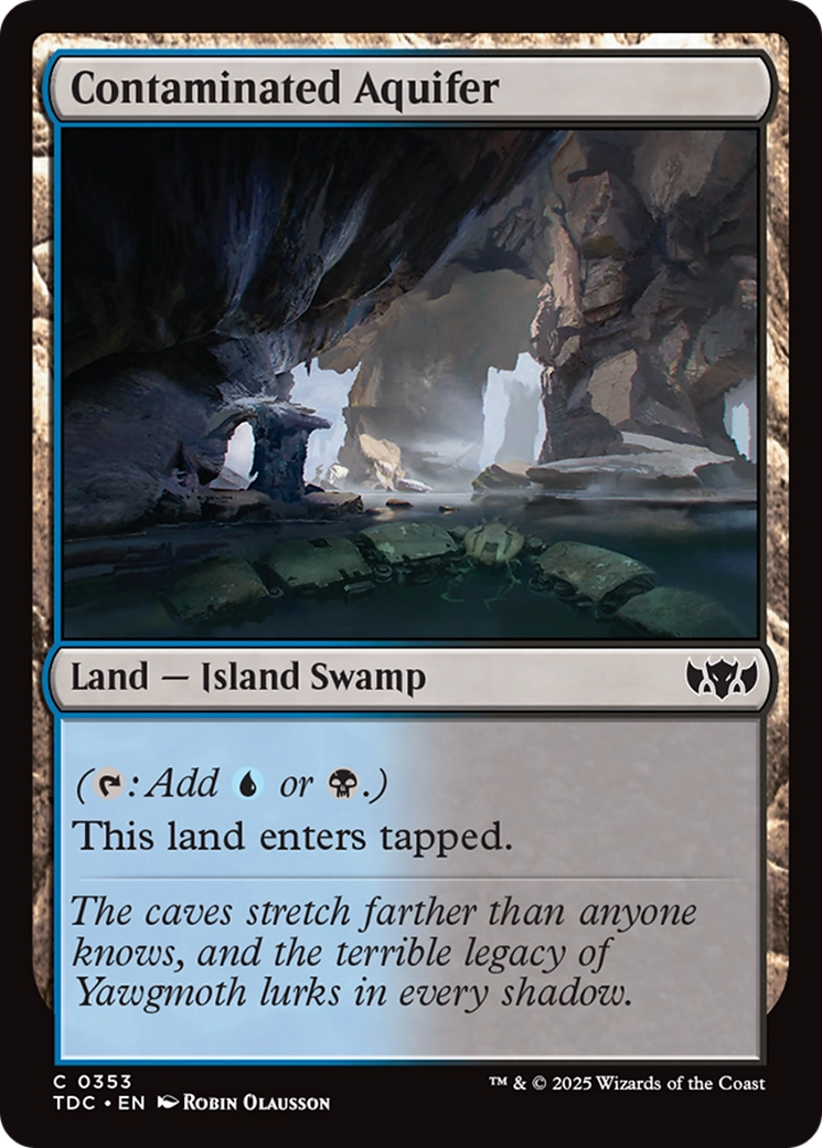 Contaminated Aquifer [Tarkir: Dragonstorm Commander] | Exor Games Summserside