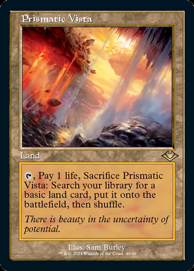 Prismatic Vista (Retro Foil Etched) [Modern Horizons] | Exor Games Summserside