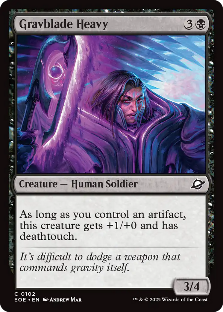 Gravblade Heavy [Edge of Eternities] | Exor Games Summserside