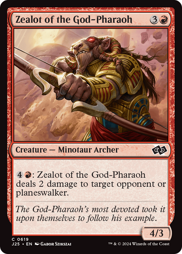 Zealot of the God-Pharaoh [Foundations Jumpstart] | Exor Games Summserside