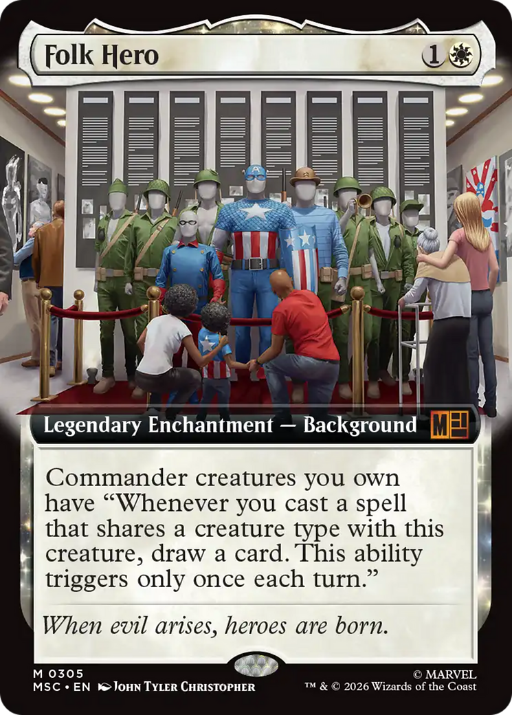 Folk Hero (Extended Art) [Marvel Super Heroes Commander] | Exor Games Summserside