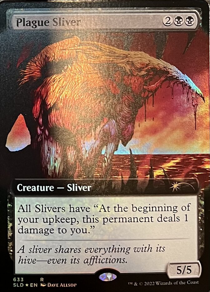 Plague Sliver (Extended Art) [Secret Lair Drop Promos] | Exor Games Summserside