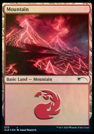 Mountain (Lightning) (570) [Secret Lair Drop Promos] | Exor Games Summserside