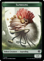 Saproling // Satyr Double-Sided Token [Commander Masters Tokens] | Exor Games Summserside