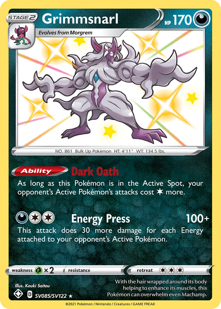 Grimmsnarl (SV085/SV122) [Sword & Shield: Shining Fates] | Exor Games Summserside