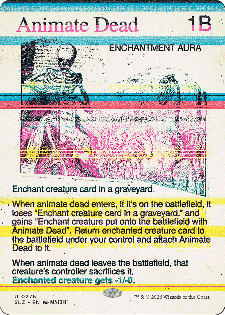 Animate Dead (0276) [Secret Lair x MSCHF: The Zeta Set] | Exor Games Summserside