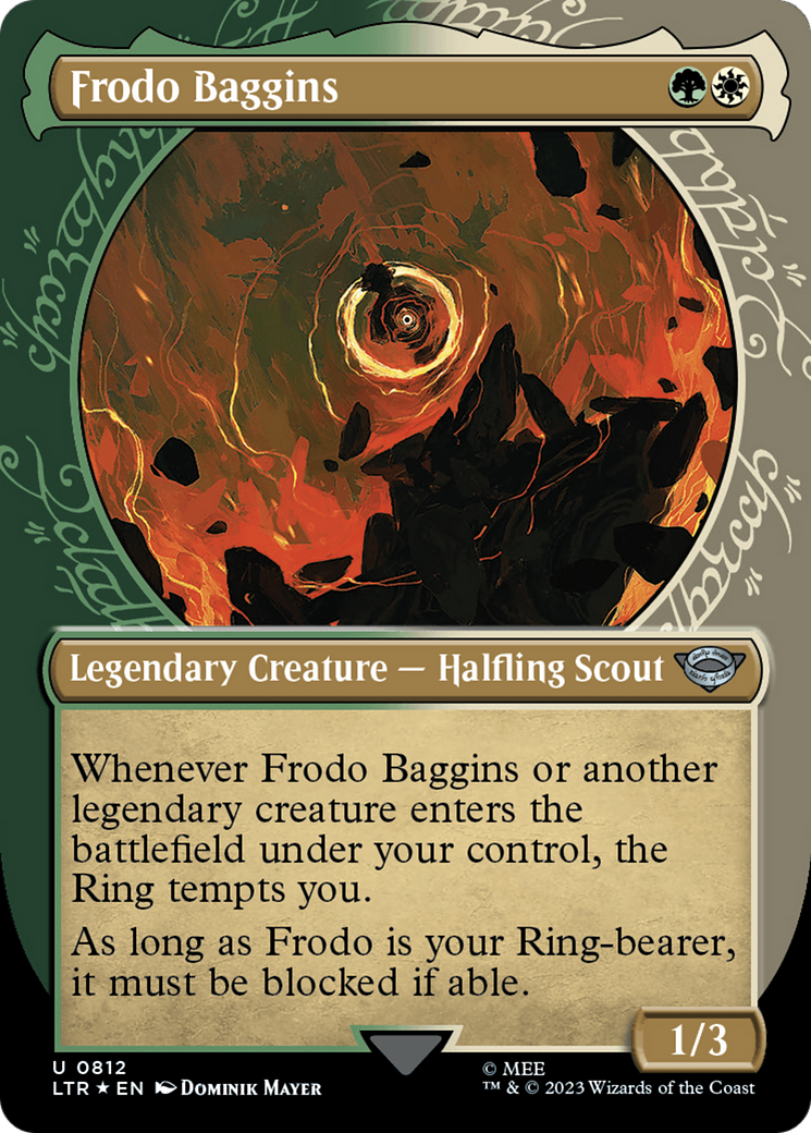 Frodo Baggins (Showcase) (Surge Foil) [The Lord of the Rings: Tales of Middle-Earth] | Exor Games Summserside