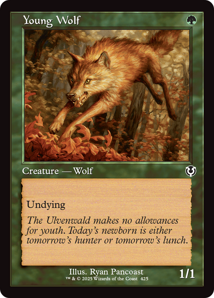 Young Wolf (Retro Frame) [Innistrad Remastered] | Exor Games Summserside