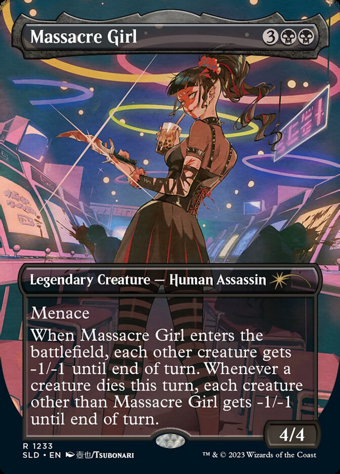 Massacre Girl (Borderless) [Secret Lair Drop Series] | Exor Games Summserside