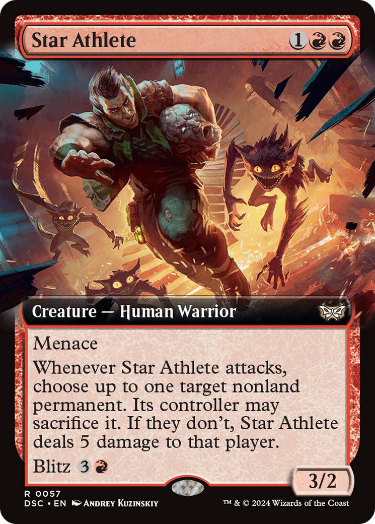 Star Athlete (Extended Art) [Duskmourn: House of Horror Commander] | Exor Games Summserside