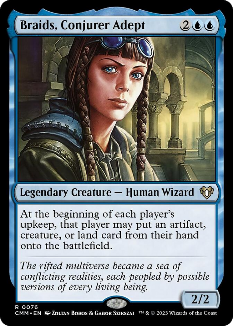 Braids, Conjurer Adept [Commander Masters] | Exor Games Summserside