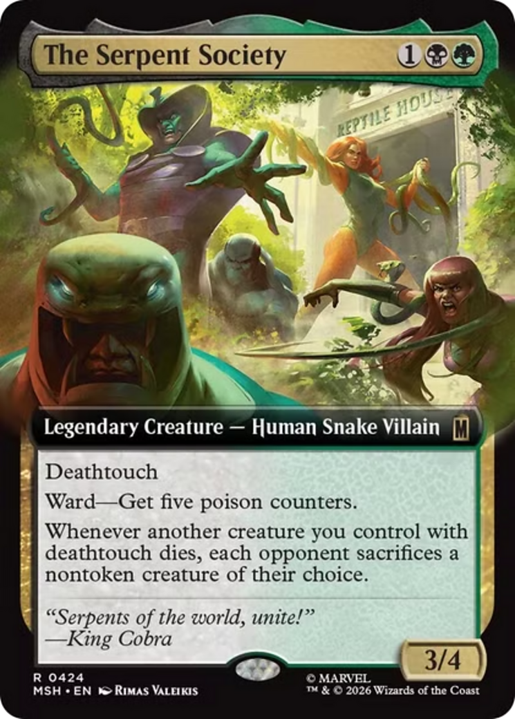 The Serpent Society (Extended Art) [Marvel Super Heroes] | Exor Games Summserside