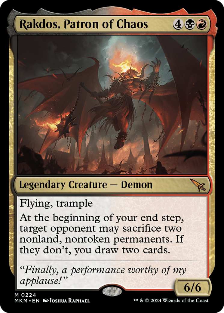 Rakdos, Patron of Chaos [Murders at Karlov Manor] | Exor Games Summserside