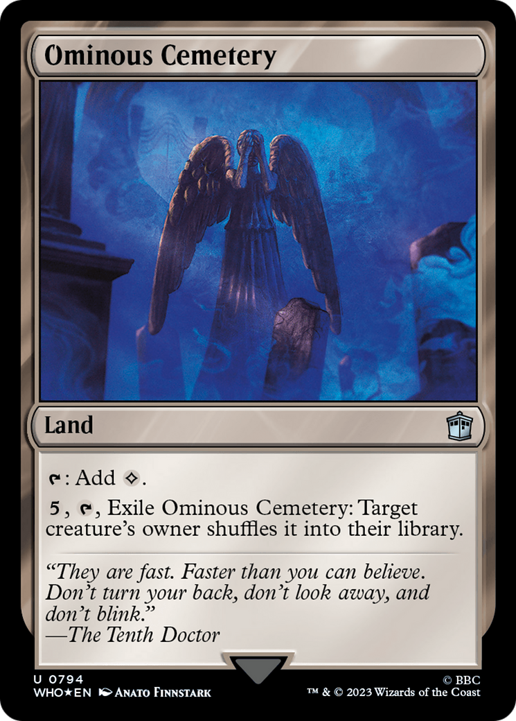 Ominous Cemetery (Surge Foil) [Doctor Who] | Exor Games Summserside