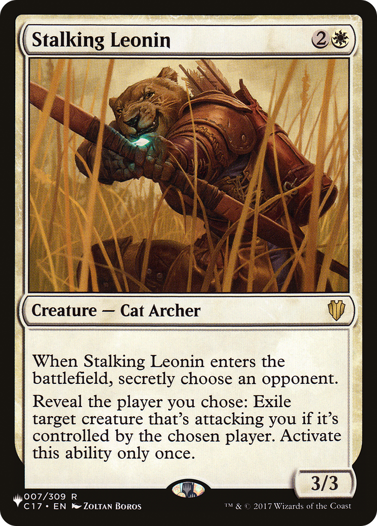 Stalking Leonin [The List] | Exor Games Summserside