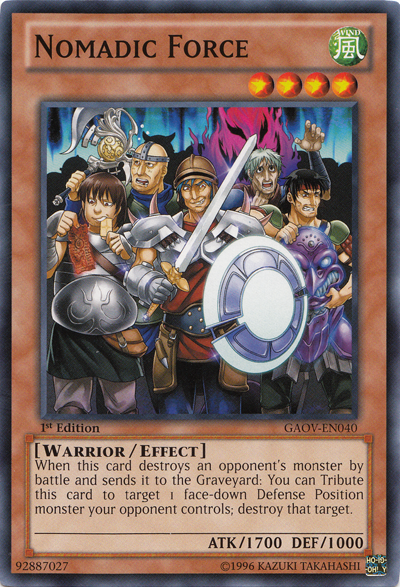 Nomadic Force [GAOV-EN040] Common | Exor Games Summserside