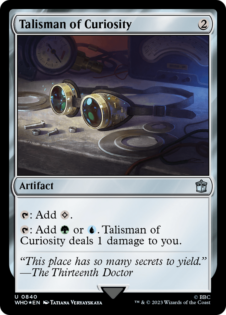 Talisman of Curiosity (Surge Foil) [Doctor Who] | Exor Games Summserside