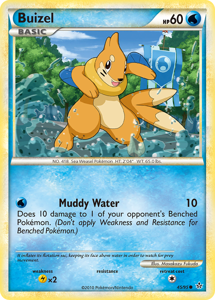 Buizel (45/95) [HeartGold & SoulSilver: Unleashed] | Exor Games Summserside