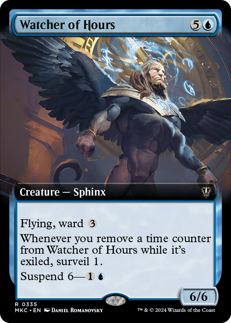 Watcher of Hours (Extended Art) [Murders at Karlov Manor Commander] | Exor Games Summserside