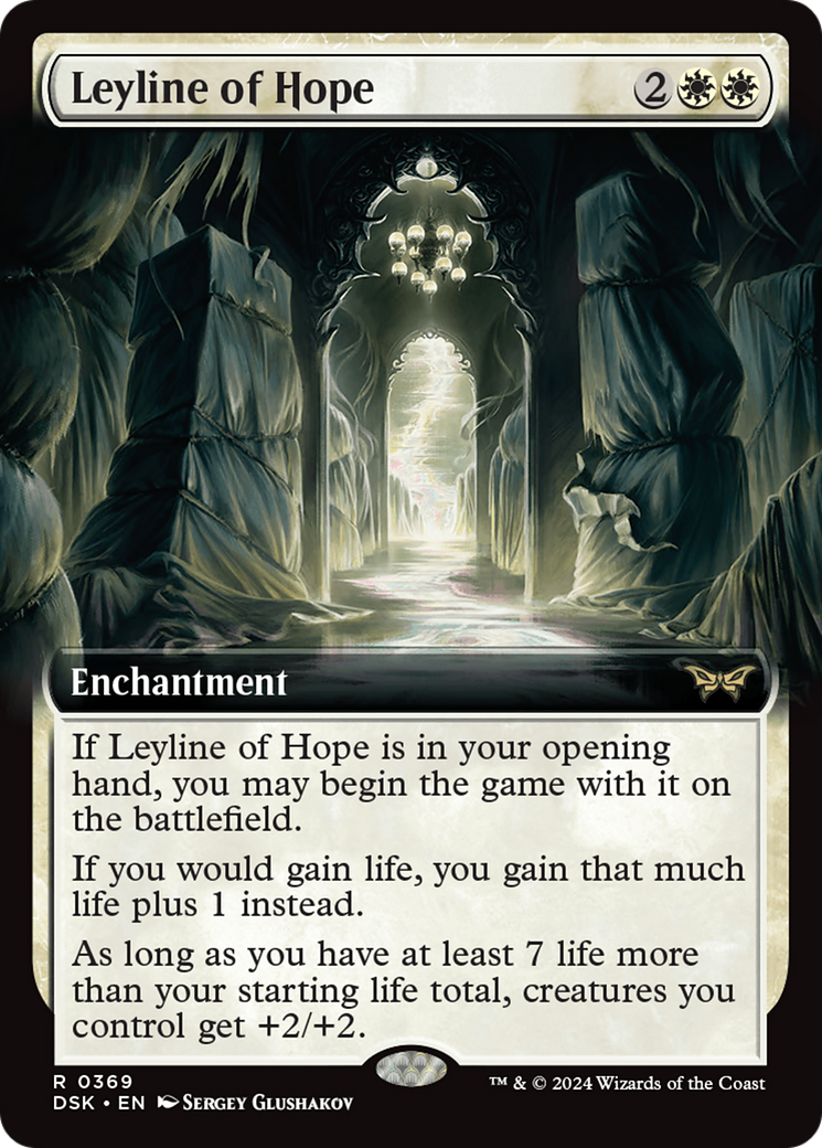 Leyline of Hope (Extended Art) [Duskmourn: House of Horror] | Exor Games Summserside