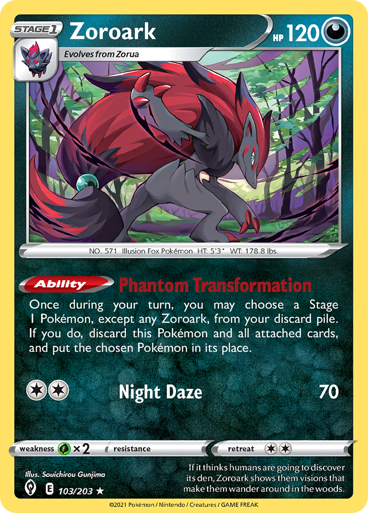 Zoroark (103/203) (Theme Deck Exclusive) [Sword & Shield: Evolving Skies] | Exor Games Summserside