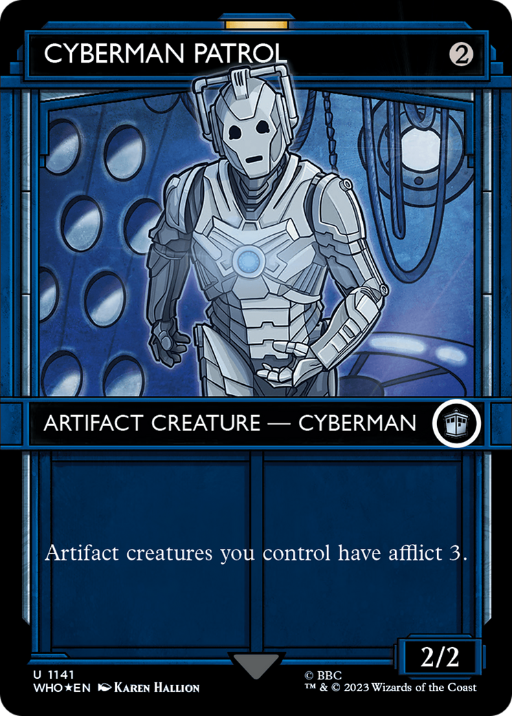 Cyberman Patrol (Showcase) (Surge Foil) [Doctor Who] | Exor Games Summserside