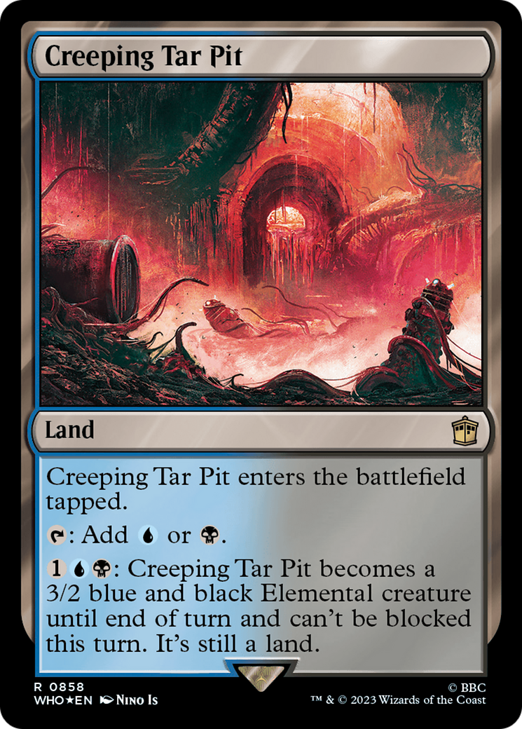 Creeping Tar Pit (Surge Foil) [Doctor Who] | Exor Games Summserside