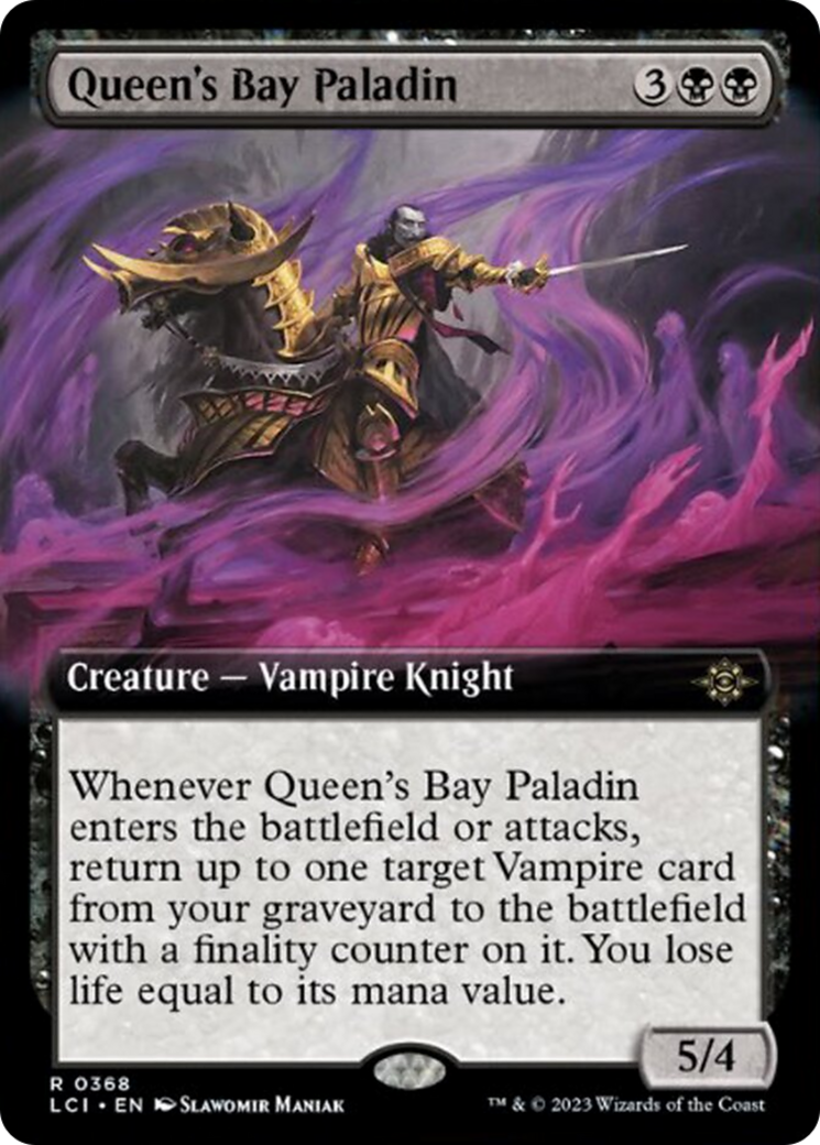 Queen's Bay Paladin (Extended Art) [The Lost Caverns of Ixalan] | Exor Games Summserside