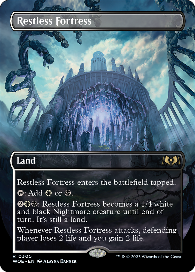 Restless Fortress (Borderless Alternate Art) [Wilds of Eldraine] | Exor Games Summserside