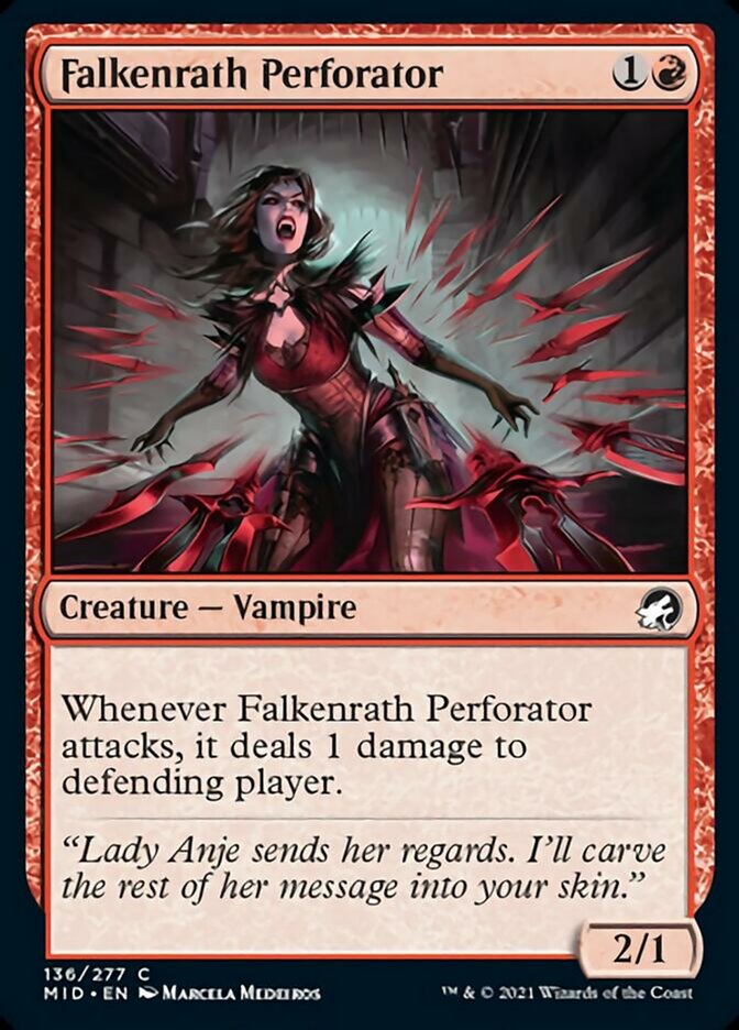 Falkenrath Perforator [Innistrad: Midnight Hunt] | Exor Games Summserside