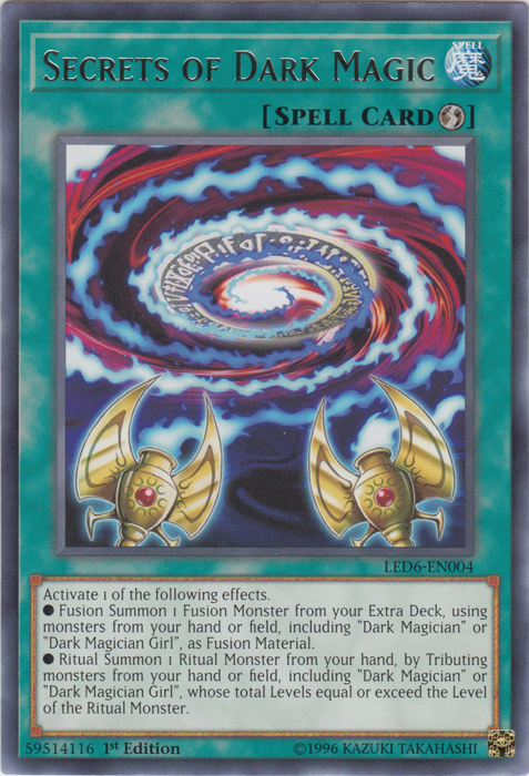 Secrets of Dark Magic [LED6-EN004] Rare | Exor Games Summserside