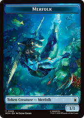 Wall (003) // Merfolk (006) Double-Sided Token [Marvel Super Heroes Commander Tokens] | Exor Games Summserside