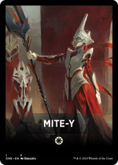 Mite-Y Theme Card [Phyrexia: All Will Be One Tokens] | Exor Games Summserside