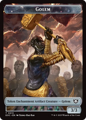 Insect // Golem (0013) Double-Sided Token [Edge of Eternities Commander Tokens] | Exor Games Summserside