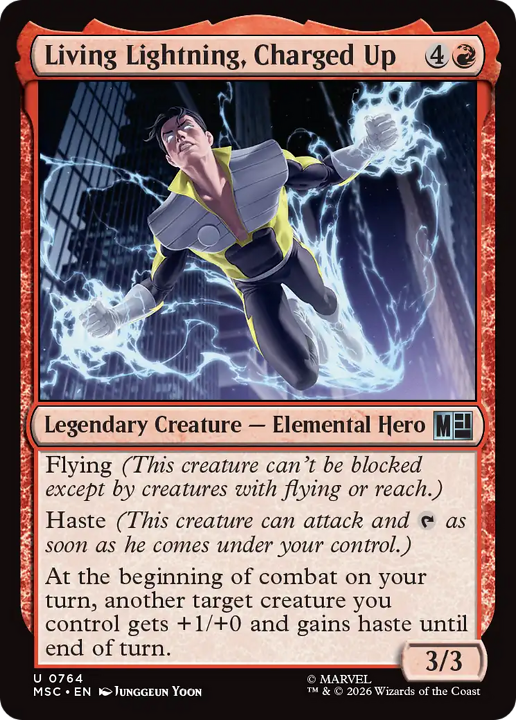 Living Lightning, Charged Up [Marvel Super Heroes Commander] | Exor Games Summserside