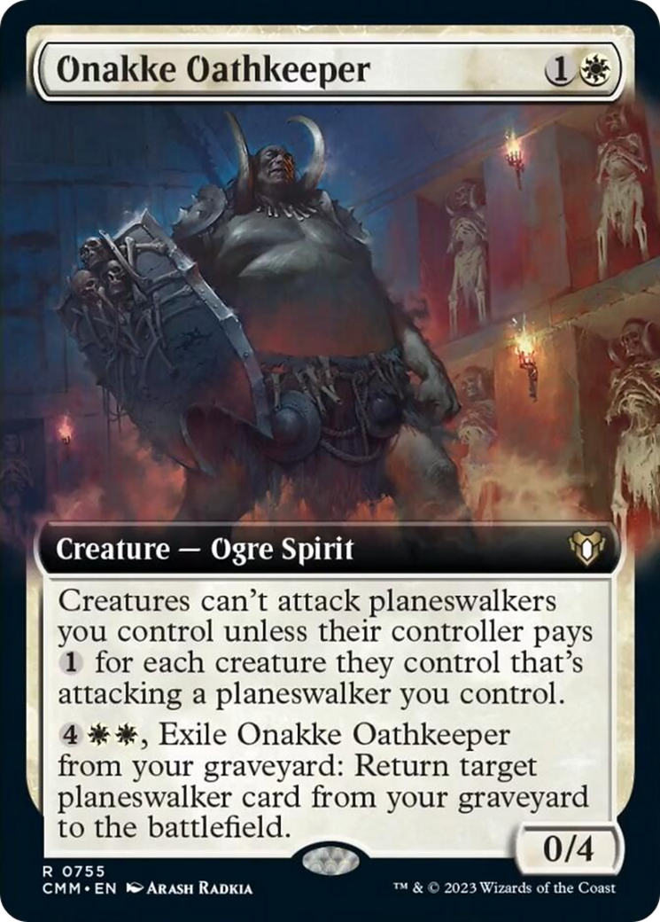 Onakke Oathkeeper (Extended Art) [Commander Masters] | Exor Games Summserside