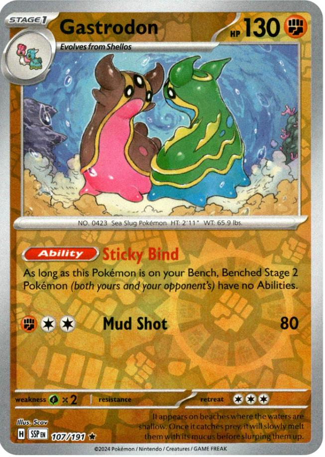 Gastrodon (107/191) [Scarlet & Violet: Surging Sparks] | Exor Games Summserside