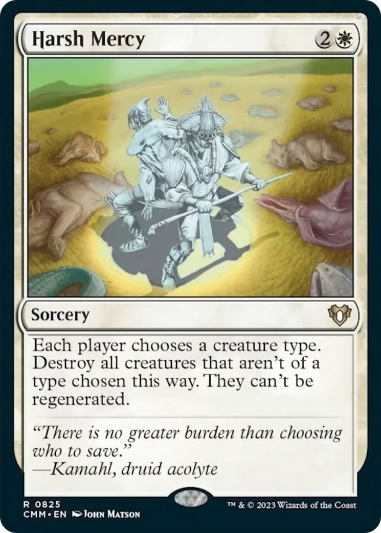 Harsh Mercy [Commander Masters] | Exor Games Summserside