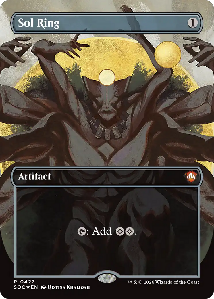 Sol Ring (Borderless) [Secrets of Strixhaven Commander] | Exor Games Summserside
