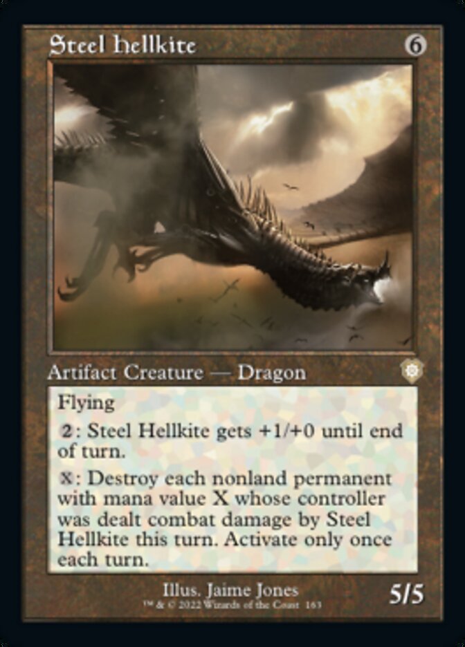 Steel Hellkite (Retro) [The Brothers' War Commander] | Exor Games Summserside