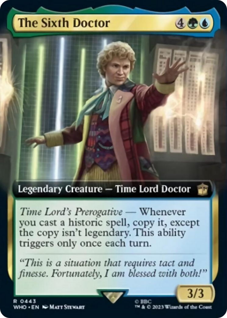 The Sixth Doctor (Extended Art) [Doctor Who] | Exor Games Summserside