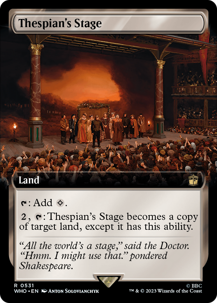Thespian's Stage (Extended Art) [Doctor Who] | Exor Games Summserside