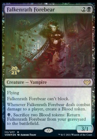 Falkenrath Forebear [Innistrad: Crimson Vow Prerelease Promos] | Exor Games Summserside