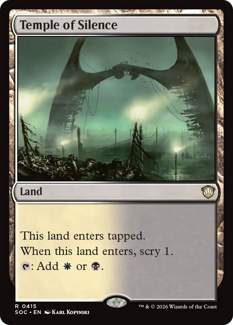 Temple of Silence [Secrets of Strixhaven Commander] | Exor Games Summserside
