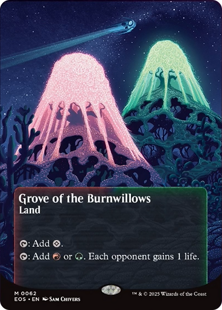Grove of the Burnwillows (0062) (Borderless) [Edge of Eternities: Stellar Sights] | Exor Games Summserside