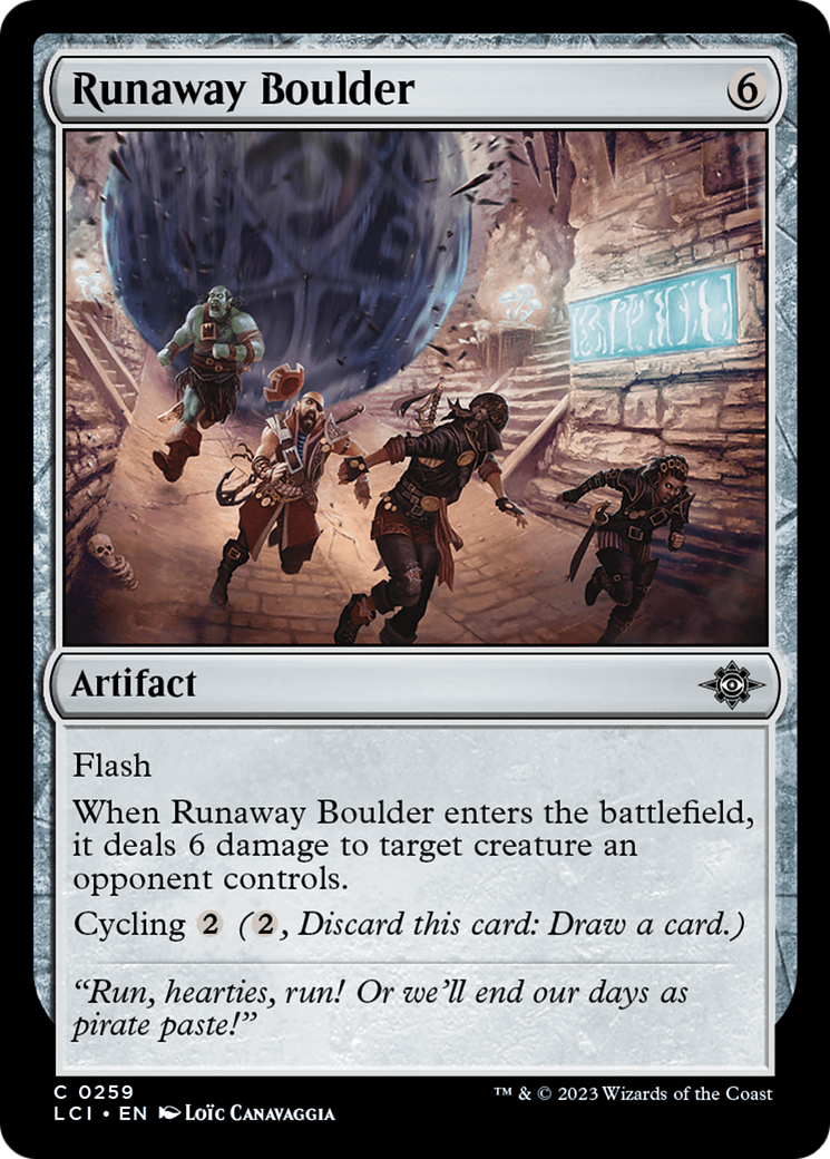 Runaway Boulder [The Lost Caverns of Ixalan] | Exor Games Summserside