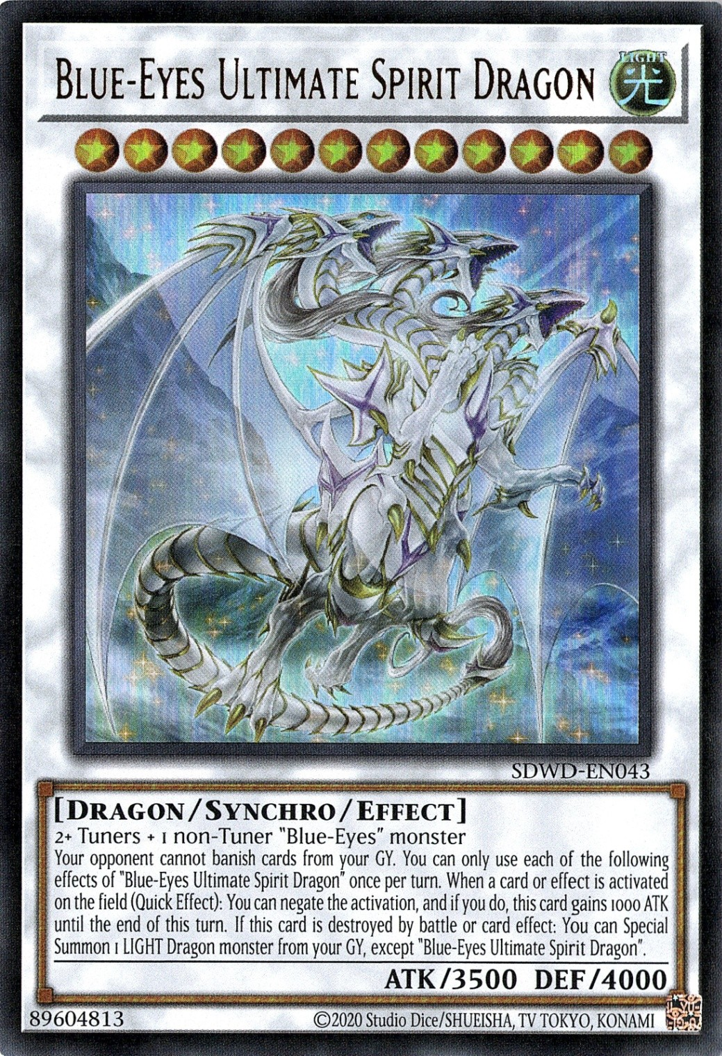 Blue-Eyes Ultimate Spirit Dragon (Unlimited) [SDWD-EN043] Ultra Rare | Exor Games Summserside