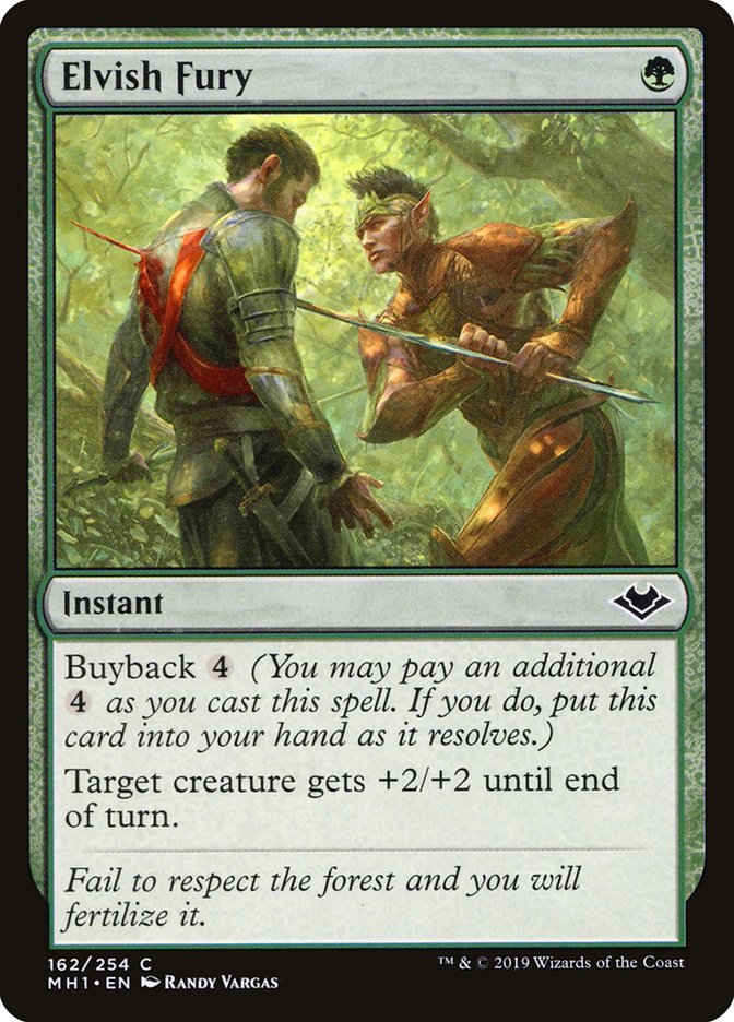 Elvish Fury [Modern Horizons] | Exor Games Summserside