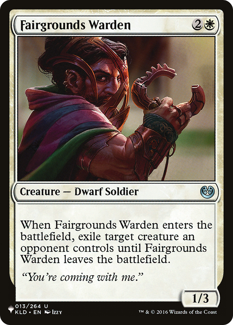 Fairgrounds Warden [The List] | Exor Games Summserside