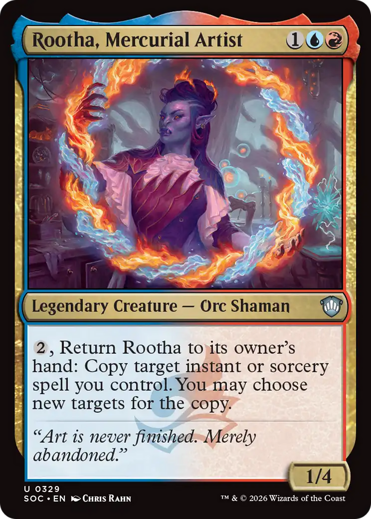 Rootha, Mercurial Artist [Secrets of Strixhaven Commander] | Exor Games Summserside